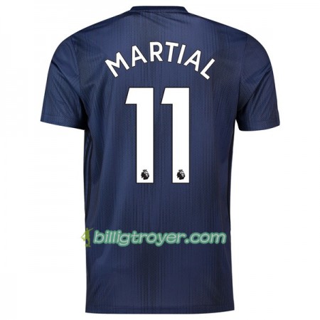 Billige Fotballdrakter Manchester United Martial 11 2018/19 Tredjedraktsett Kortermet